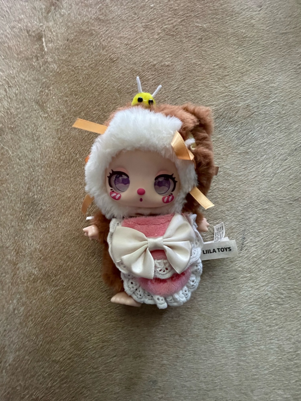 Liila’s Chef Brown Kitten Plush Keychain